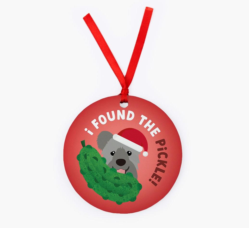 Christmas Pickle: Personalized {breedFullName} Christmas Decoration