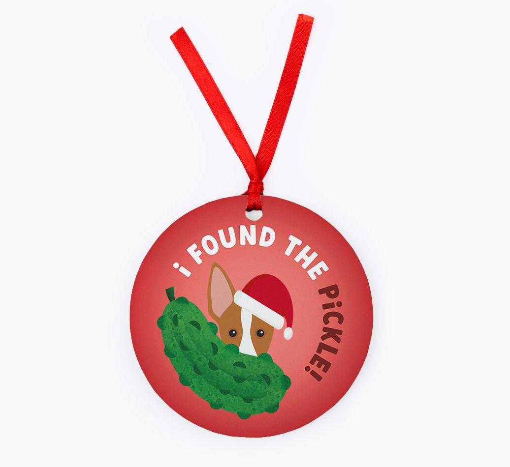 Christmas Pickle: Personalized {breedFullName} Christmas Decoration