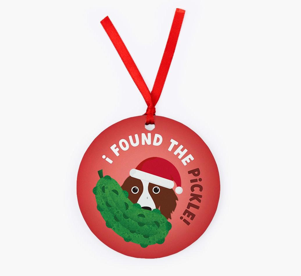 Christmas Pickle: Personalized {breedFullName} Christmas Decoration