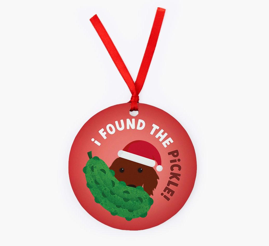 Christmas Pickle: Personalized {breedFullName} Christmas Decoration