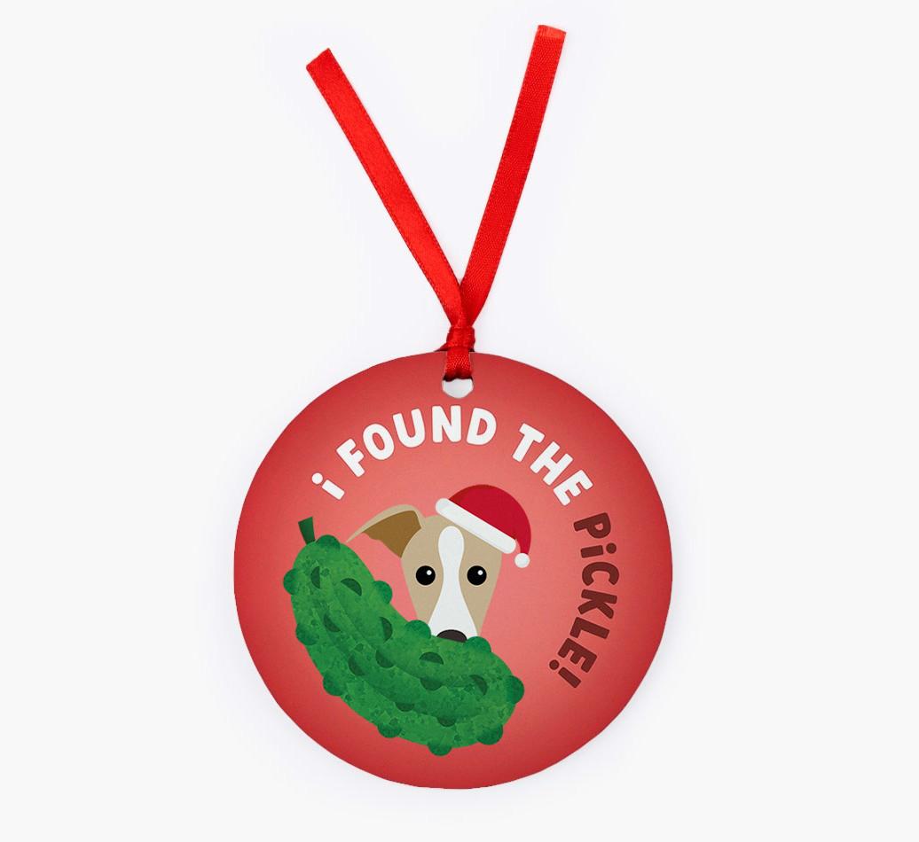 Christmas Pickle: Personalized {breedFullName} Christmas Decoration