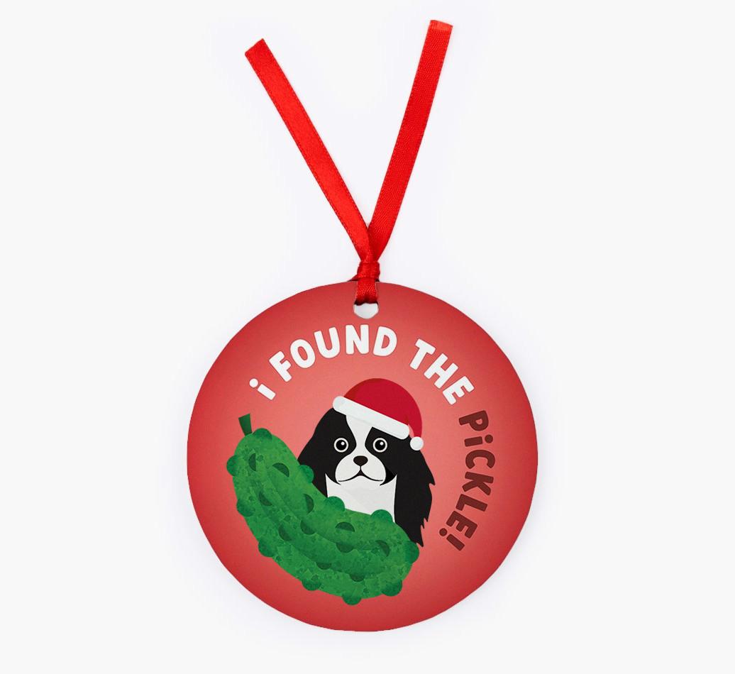 Christmas Pickle: Personalized {breedFullName} Christmas Decoration