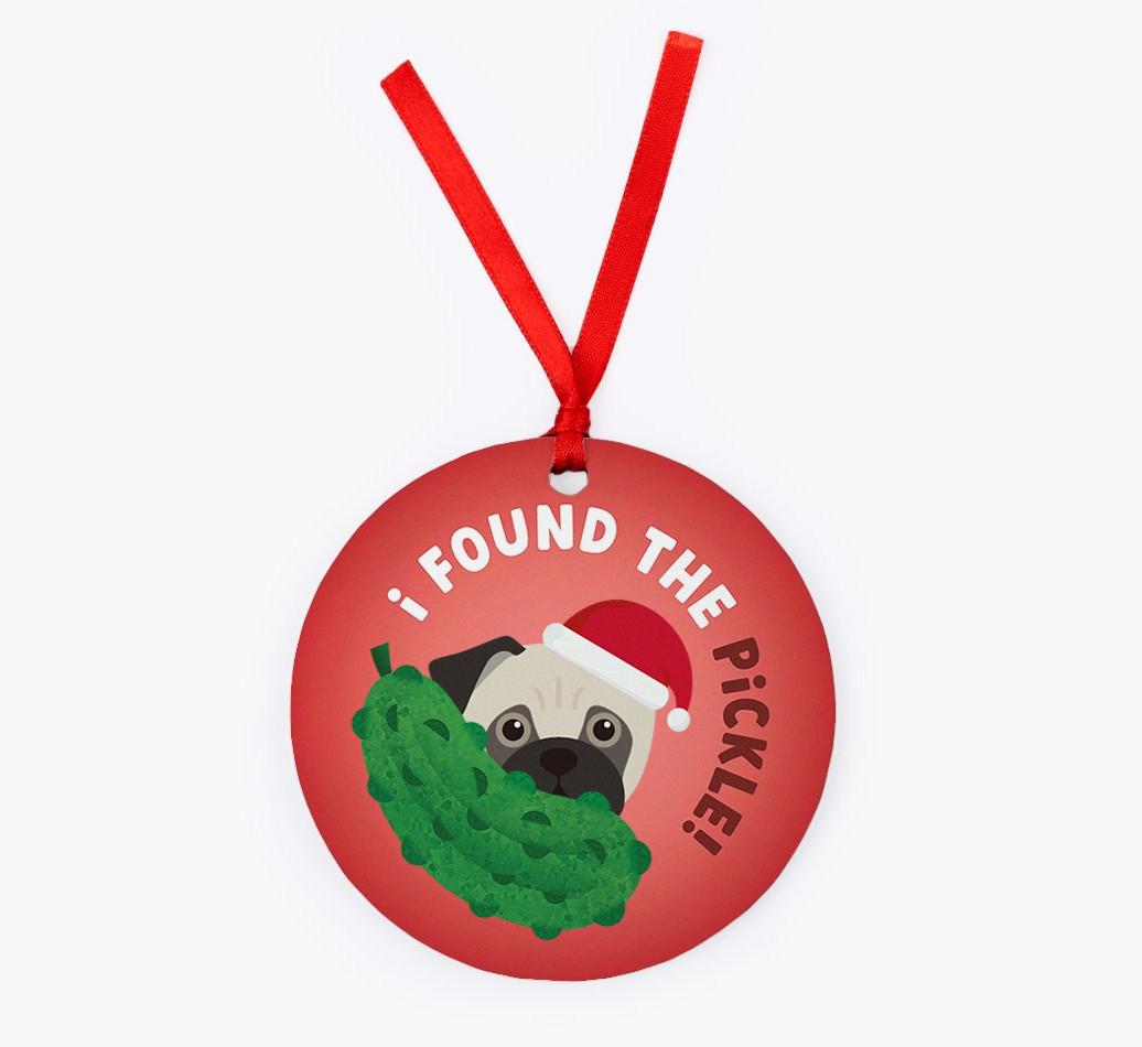 Christmas Pickle: Personalized {breedFullName} Christmas Decoration