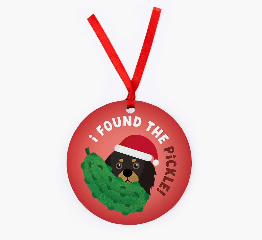 Christmas Pickle: Personalized {breedFullName} Christmas Decoration