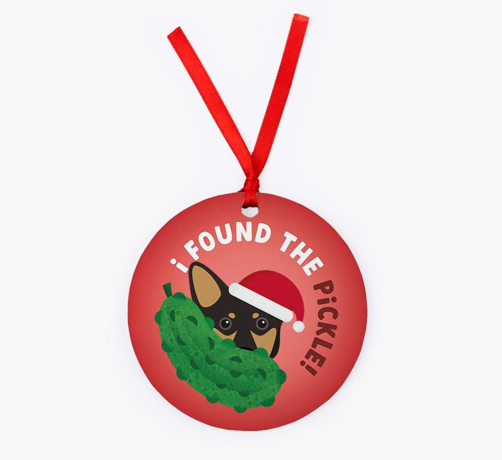 Christmas Pickle: Personalized {breedFullName} Christmas Decoration