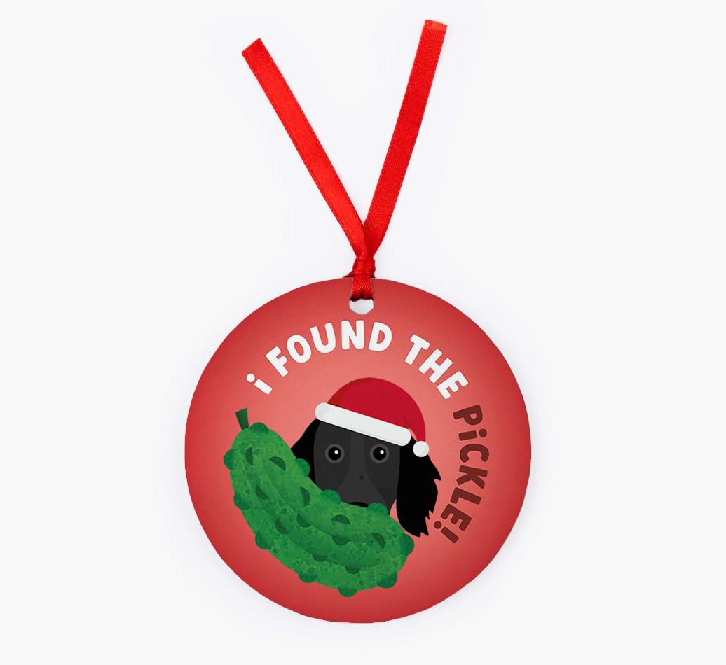 Christmas Pickle: Personalized {breedFullName} Christmas Decoration