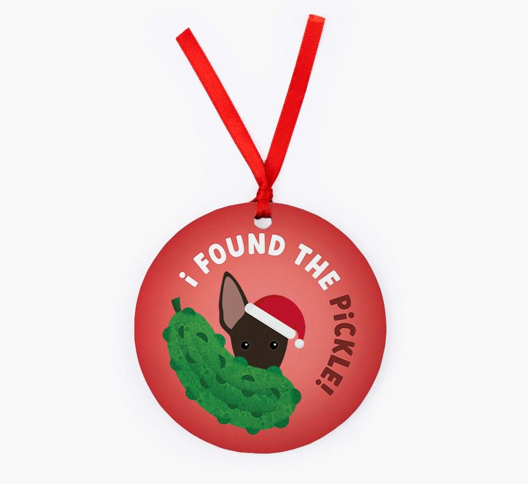Christmas Pickle: Personalized {breedFullName} Christmas Decoration