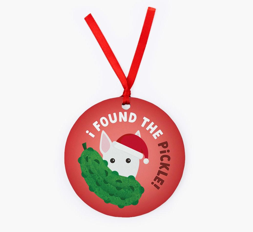 Christmas Pickle: Personalized {breedFullName} Christmas Decoration