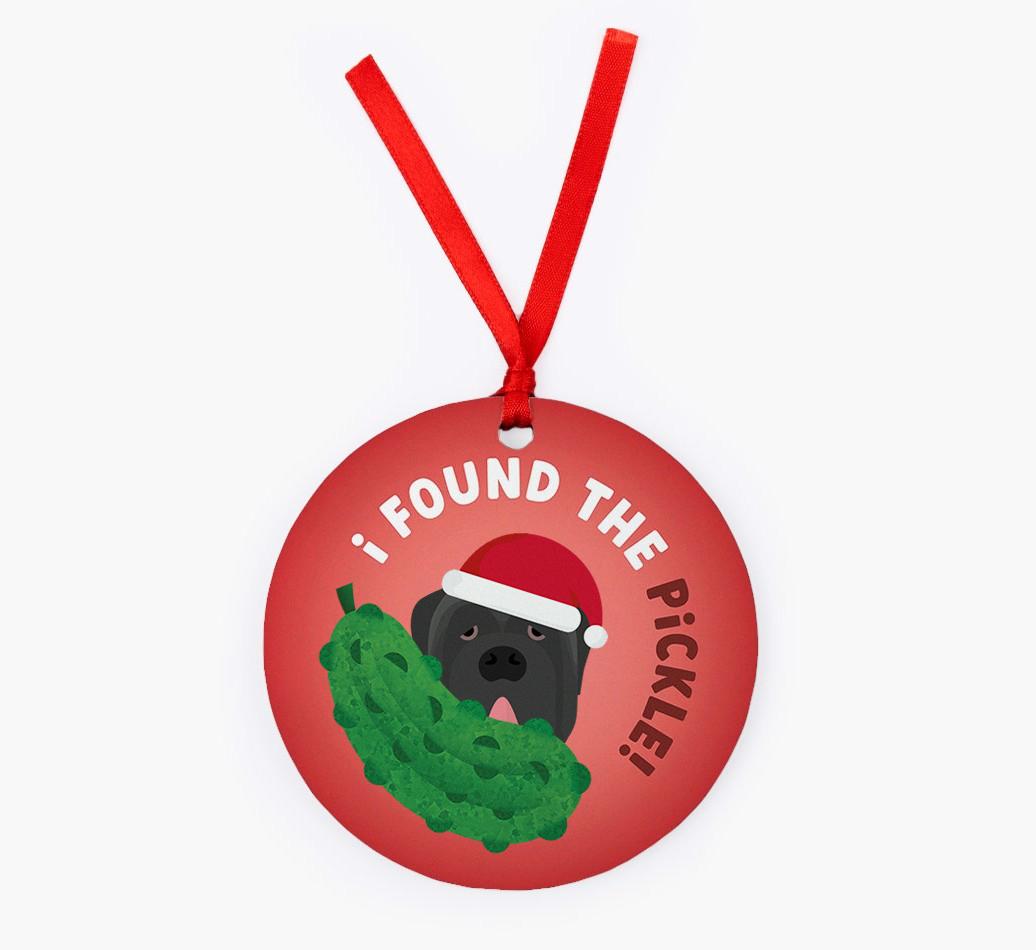 Christmas Pickle: Personalized {breedFullName} Christmas Decoration