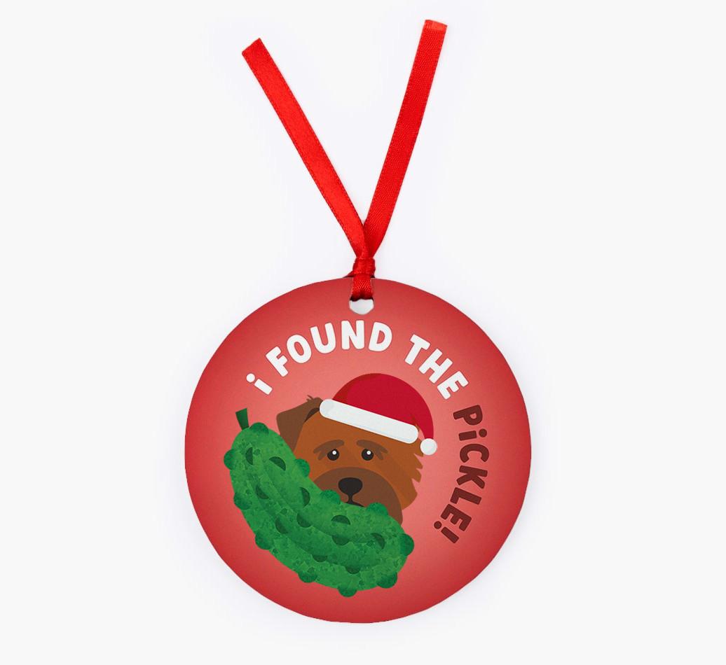 Christmas Pickle: Personalized {breedFullName} Christmas Decoration