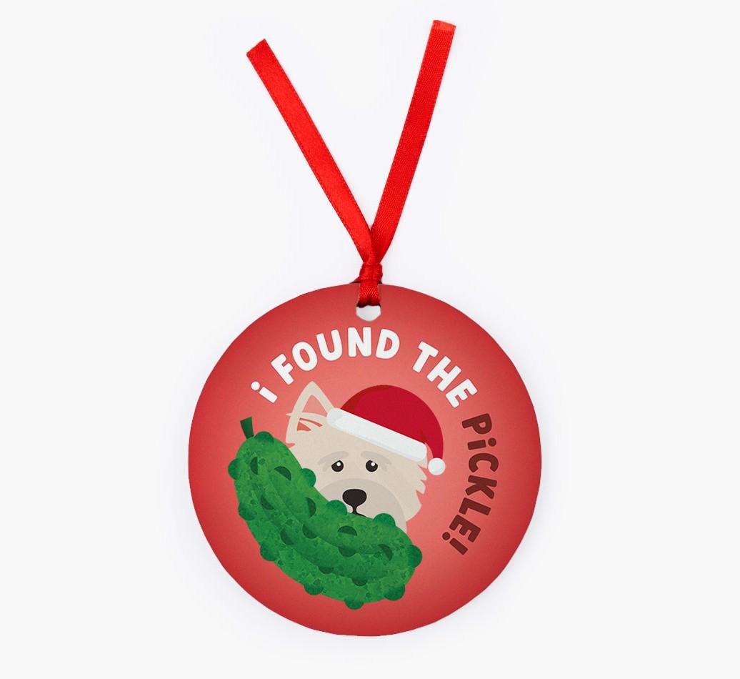 Christmas Pickle: Personalized {breedFullName} Christmas Decoration