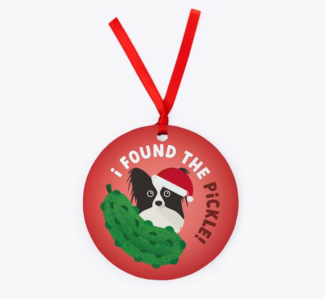 Christmas Pickle: Personalized {breedFullName} Christmas Decoration