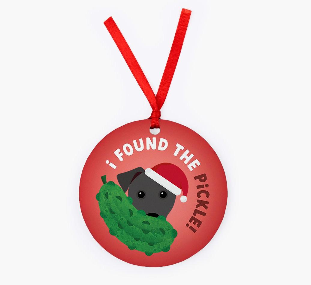 Christmas Pickle: Personalized {breedFullName} Christmas Decoration