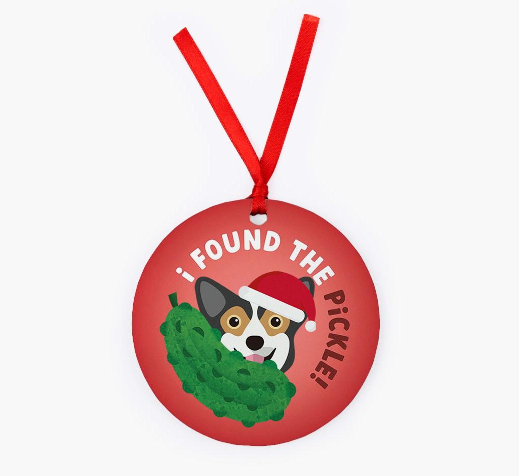 Christmas Pickle: Personalized {breedFullName} Christmas Decoration