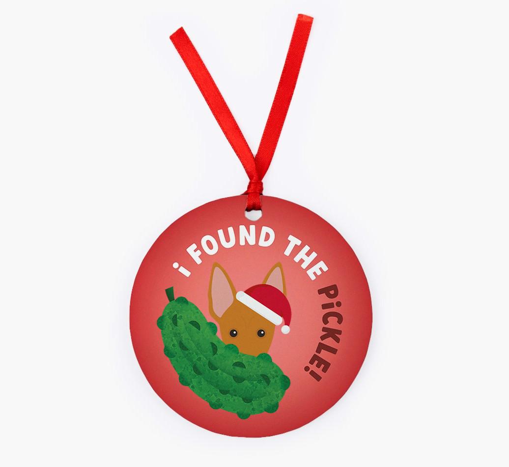 Christmas Pickle: Personalized {breedFullName} Christmas Decoration