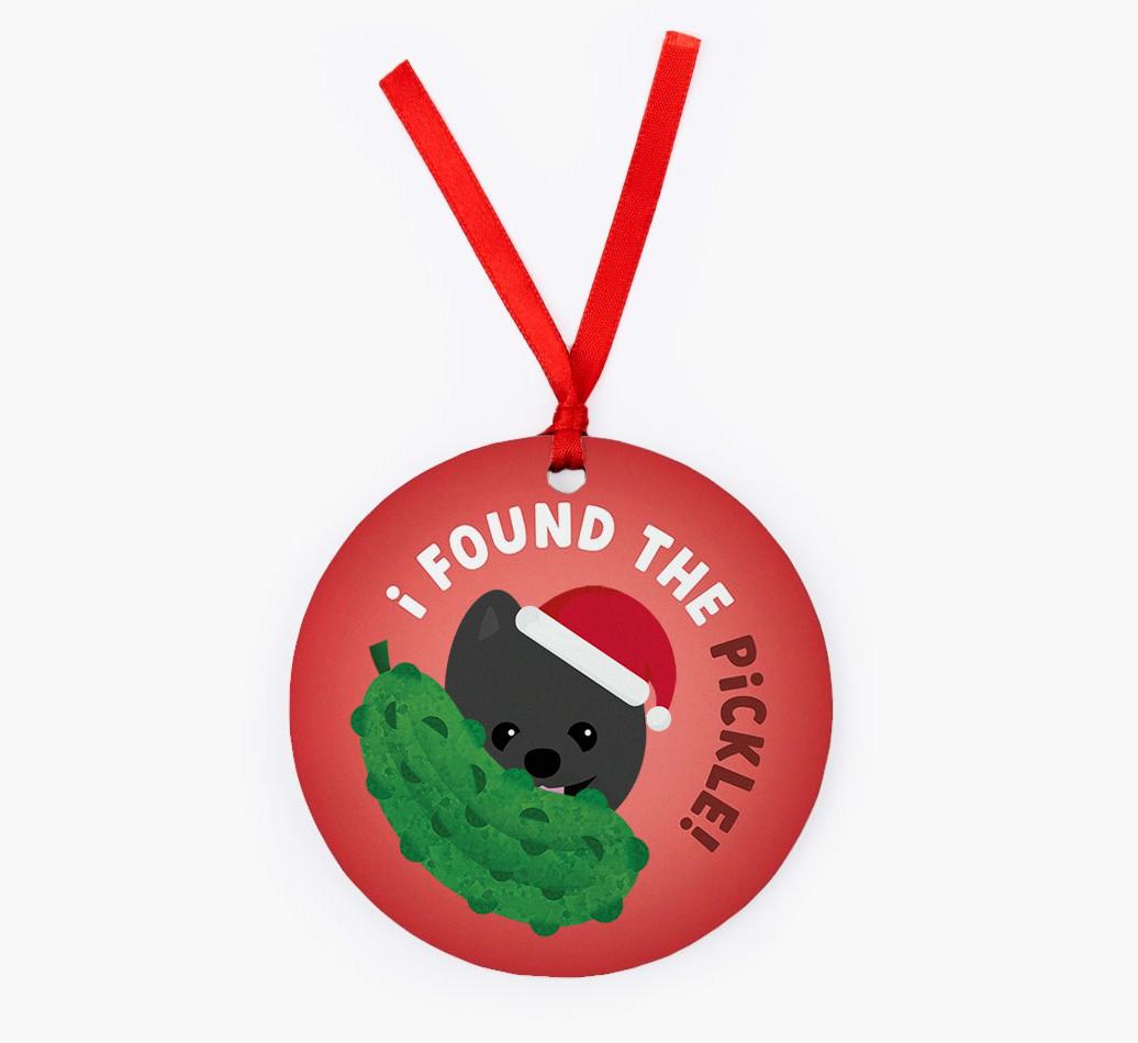 Christmas Pickle: Personalized {breedFullName} Christmas Decoration