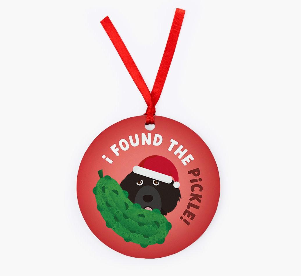 Christmas Pickle: Personalized {breedFullName} Christmas Decoration