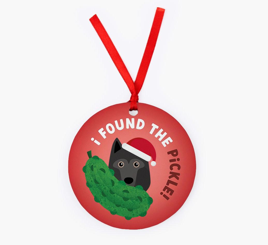 Christmas Pickle: Personalized {breedFullName} Christmas Decoration