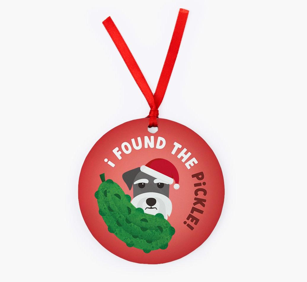 Christmas Pickle: Personalized {breedFullName} Christmas Decoration