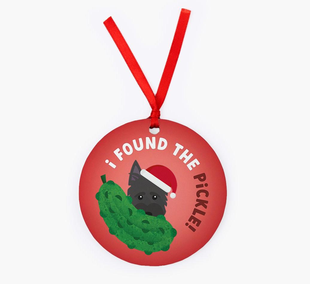 Christmas Pickle: Personalized {breedFullName} Christmas Decoration