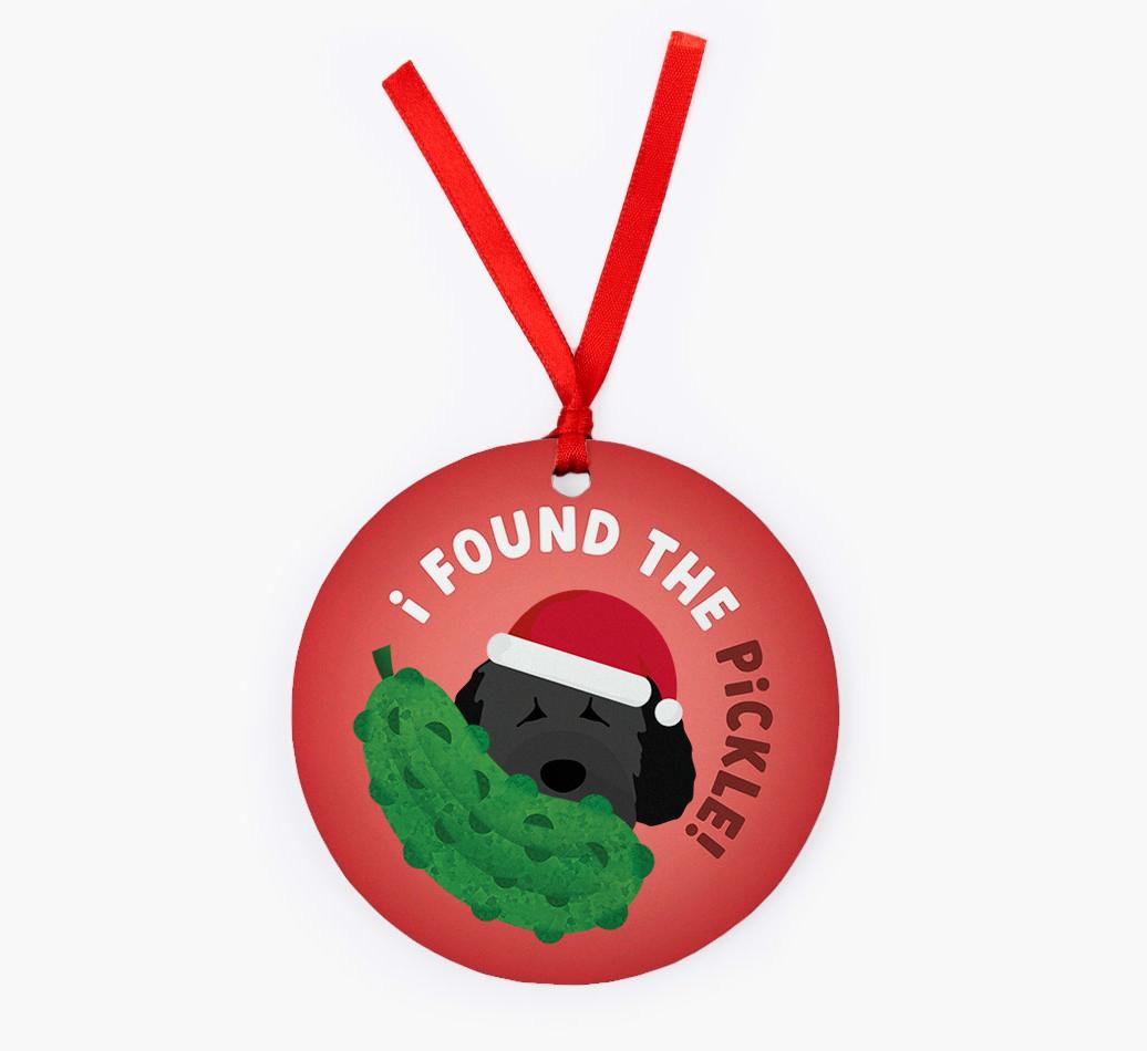 Christmas Pickle: Personalized {breedFullName} Christmas Decoration