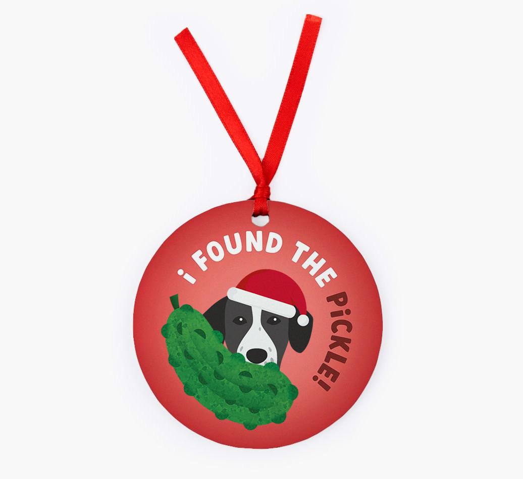 Christmas Pickle: Personalized {breedFullName} Christmas Decoration