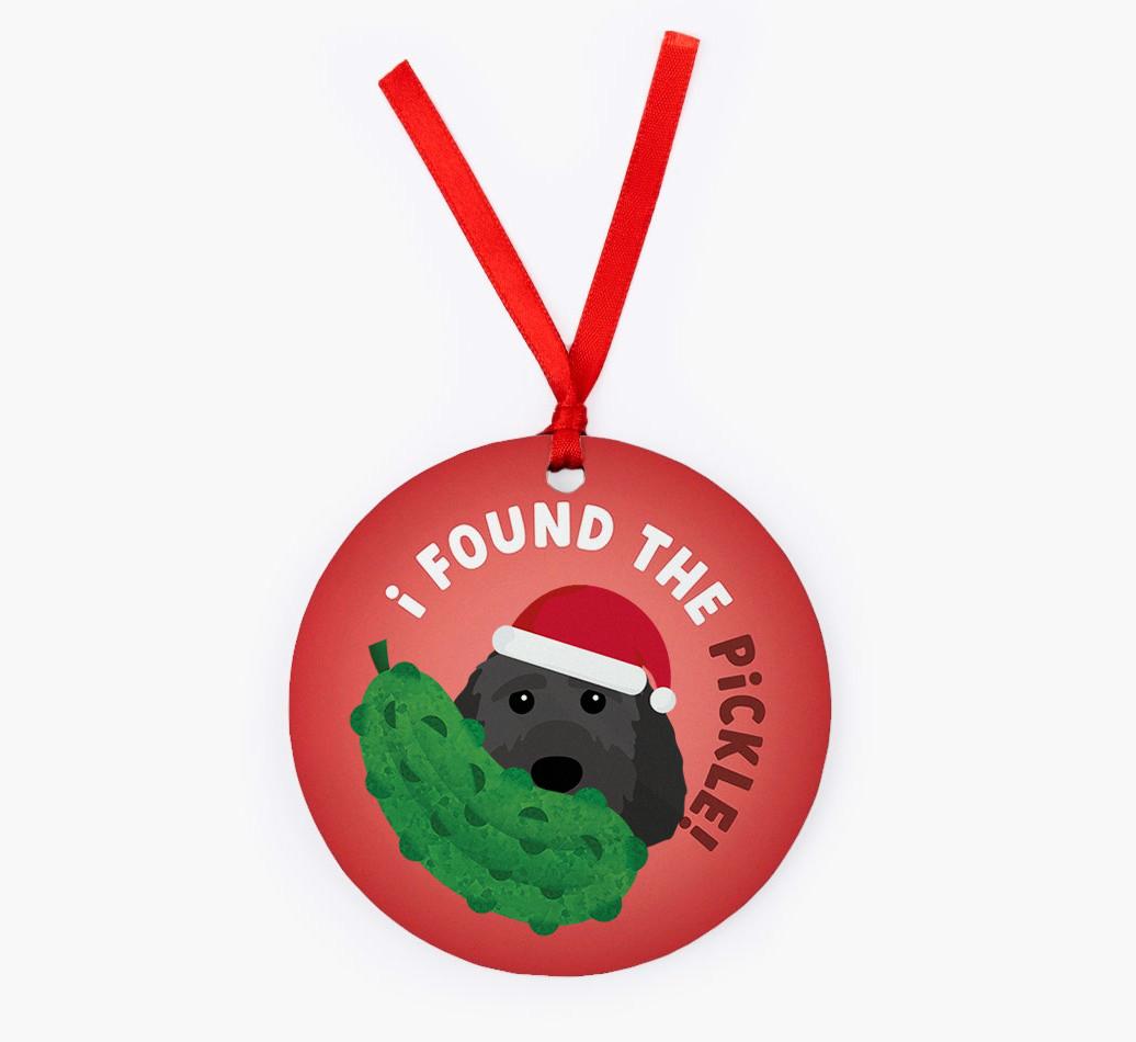 Christmas Pickle: Personalized {breedFullName} Christmas Decoration