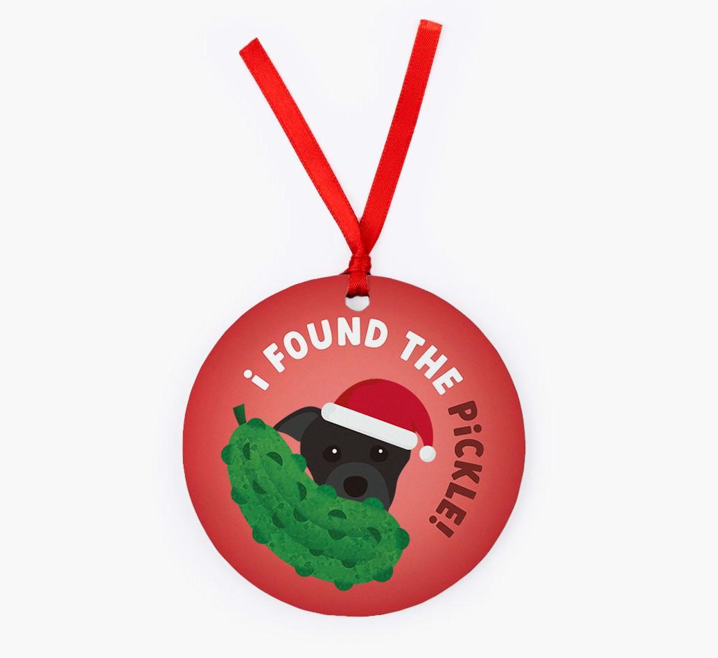 Christmas Pickle: Personalized {breedFullName} Christmas Decoration