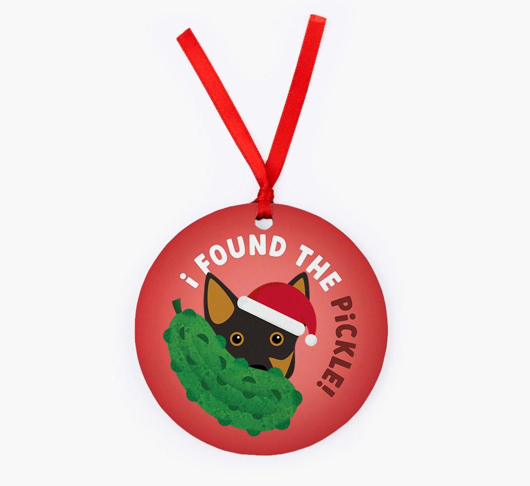 Christmas Pickle: Personalized {breedFullName} Christmas Decoration