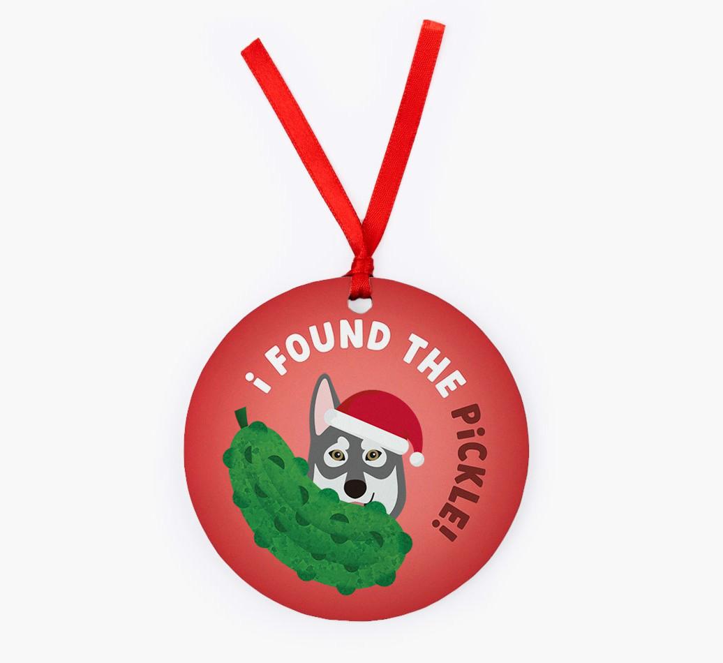 Christmas Pickle: Personalized {breedFullName} Christmas Decoration