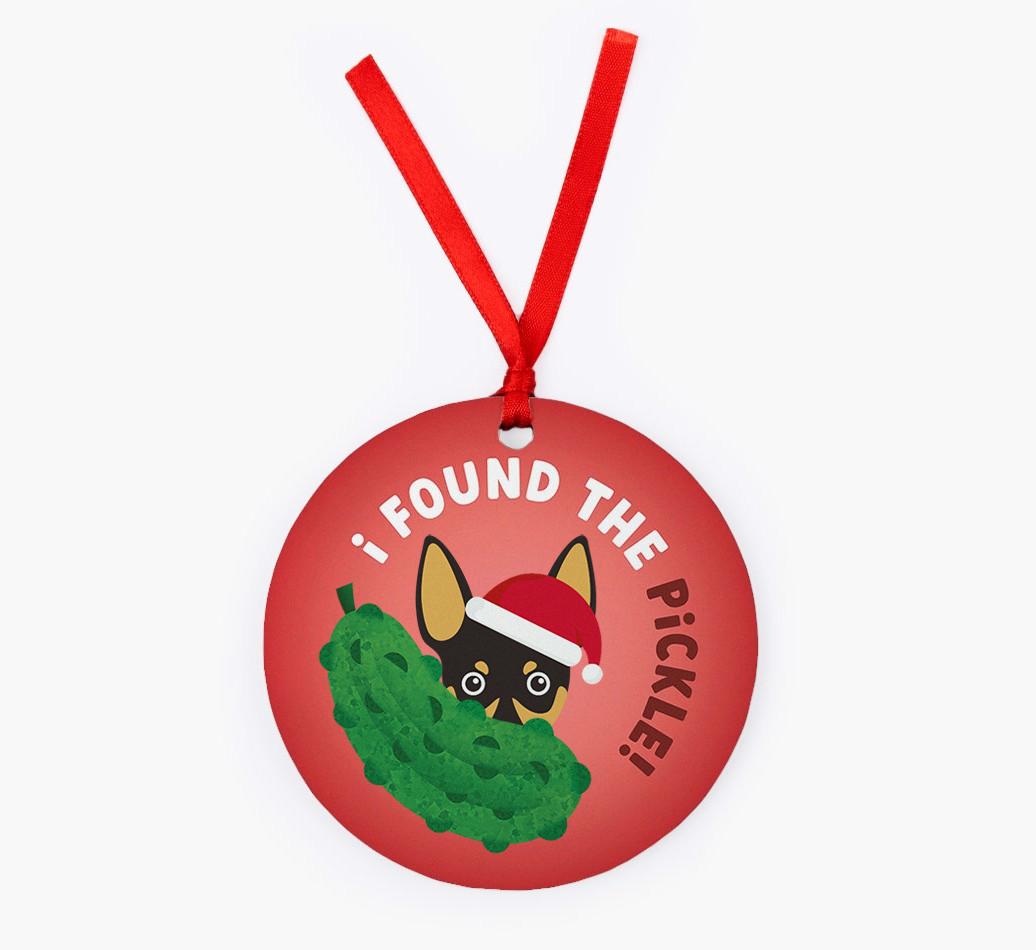 Christmas Pickle: Personalized {breedFullName} Christmas Decoration