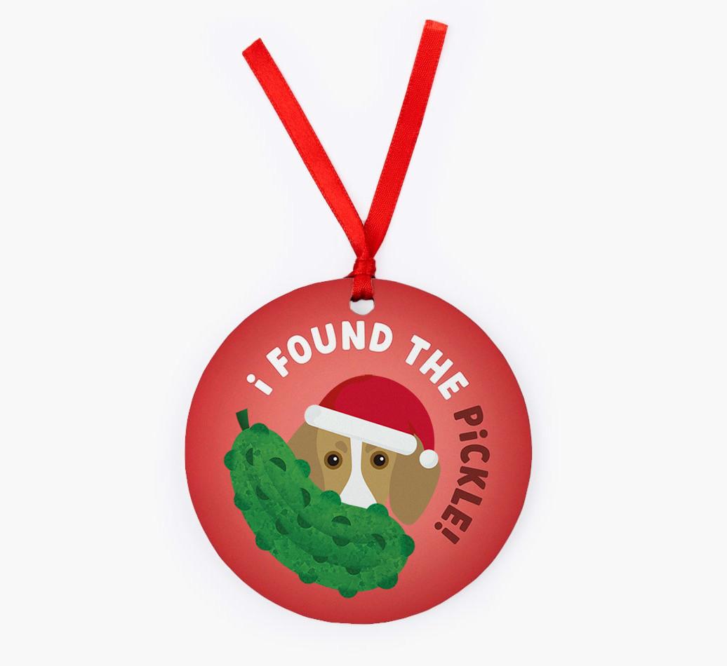 Christmas Pickle: Personalized {breedFullName} Christmas Decoration