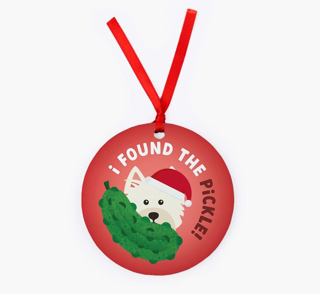 Christmas Pickle: Personalized {breedFullName} Christmas Decoration
