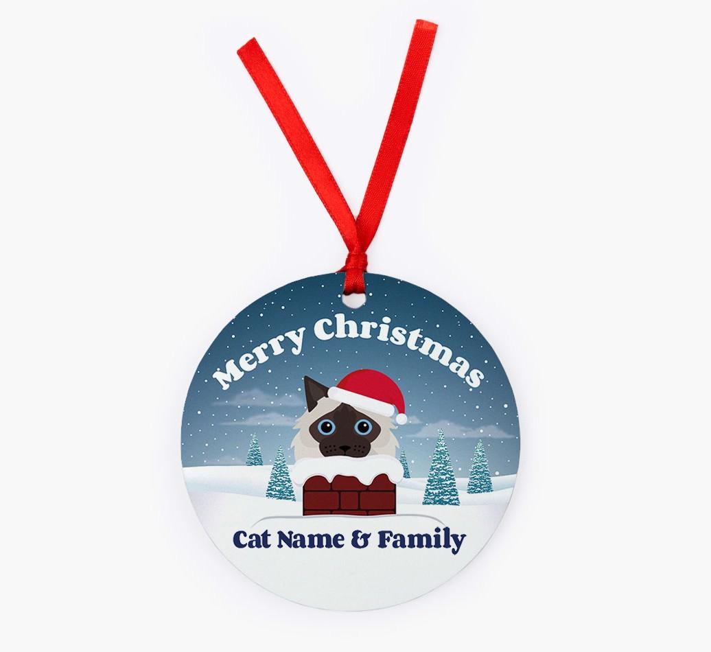 Chimney: Personalized {breedCommonName} Christmas Decoration