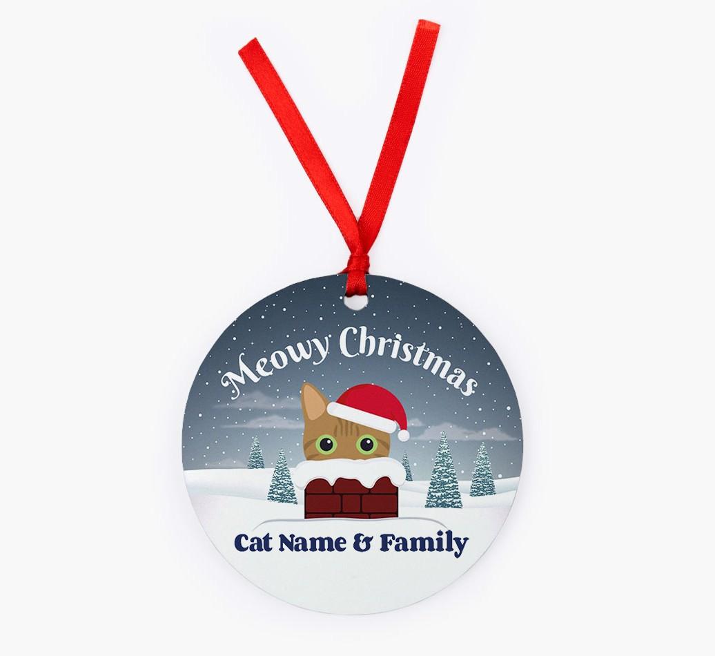 Chimney: Personalised {breedCommonName} Christmas Decoration