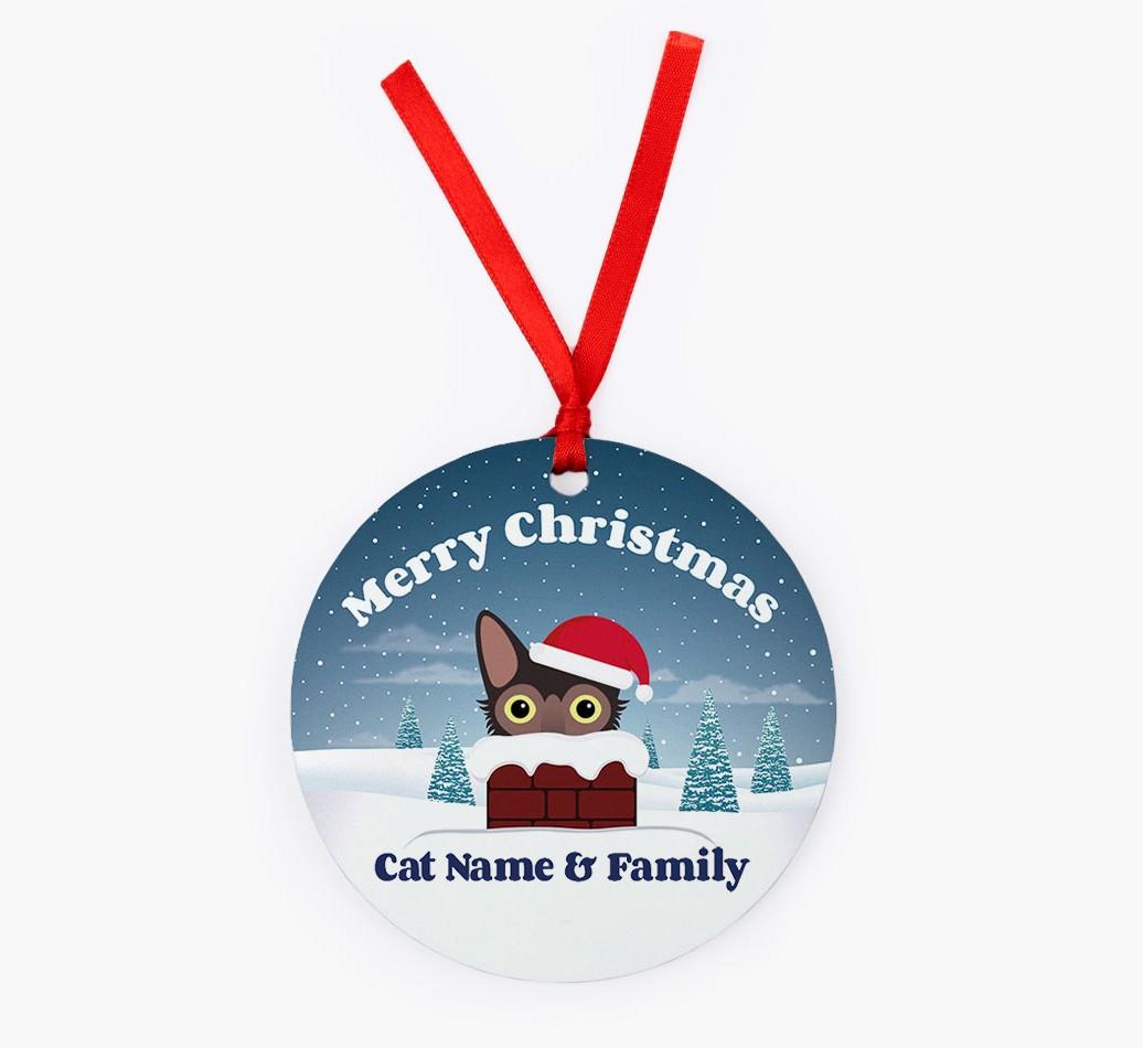 Chimney: Personalised {breedCommonName} Christmas Decoration