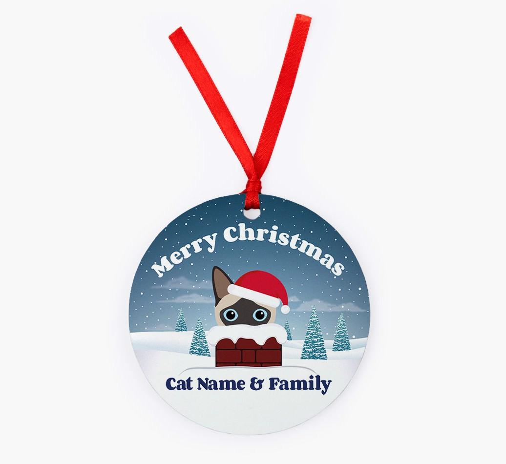 Chimney: Personalised {breedCommonName} Christmas Decoration