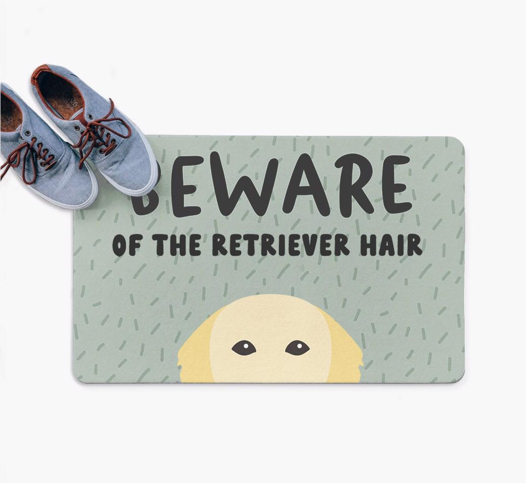 Beware Of The Hair: Personalized {breedFullName} Doormat