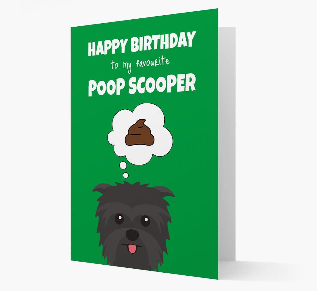 Card 'Poop Scooper' with {breedCommonName} Icon