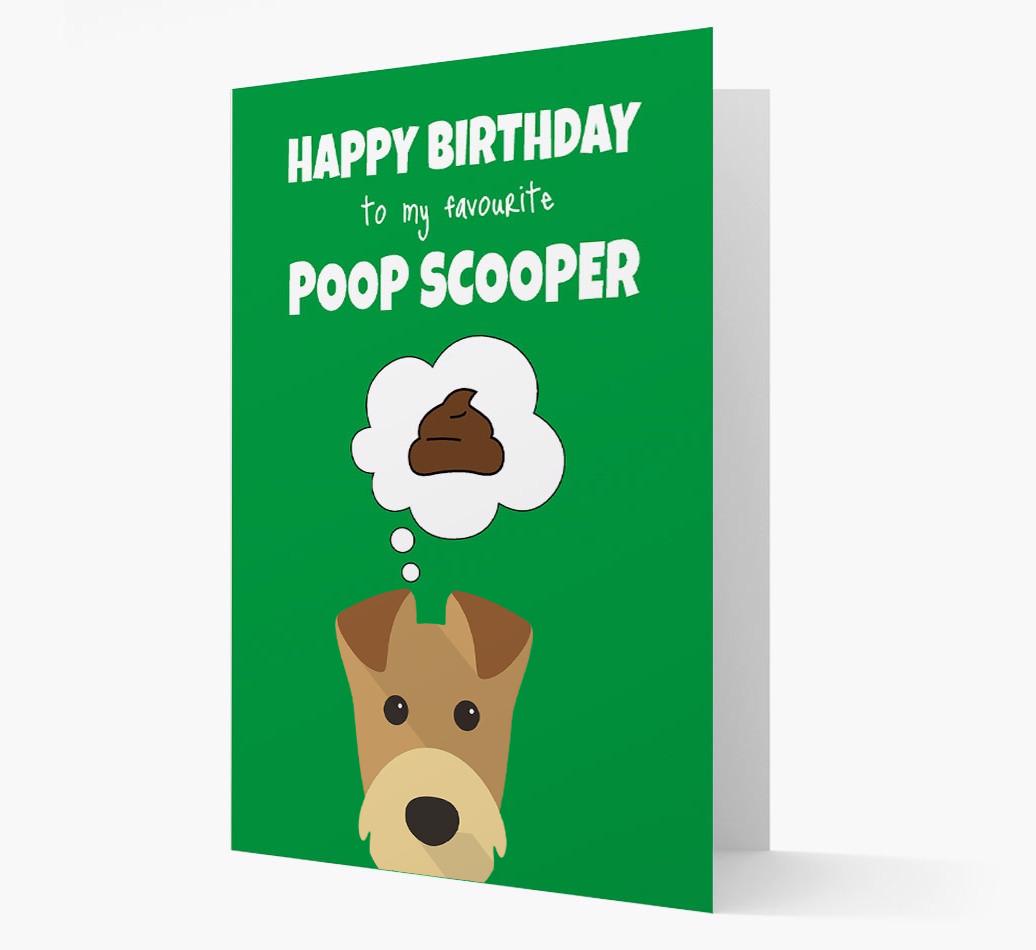 Card 'Poop Scooper' with {breedCommonName} Icon