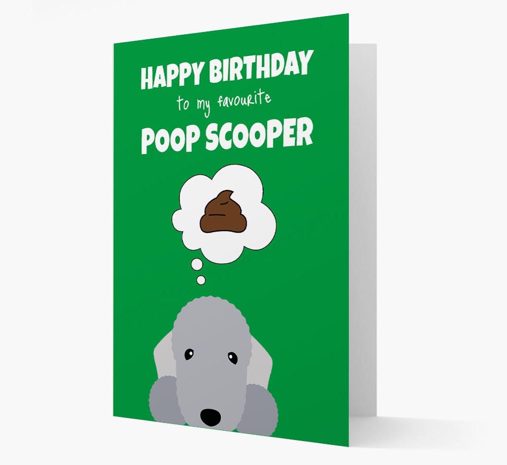 Card 'Poop Scooper' with {breedCommonName} Icon