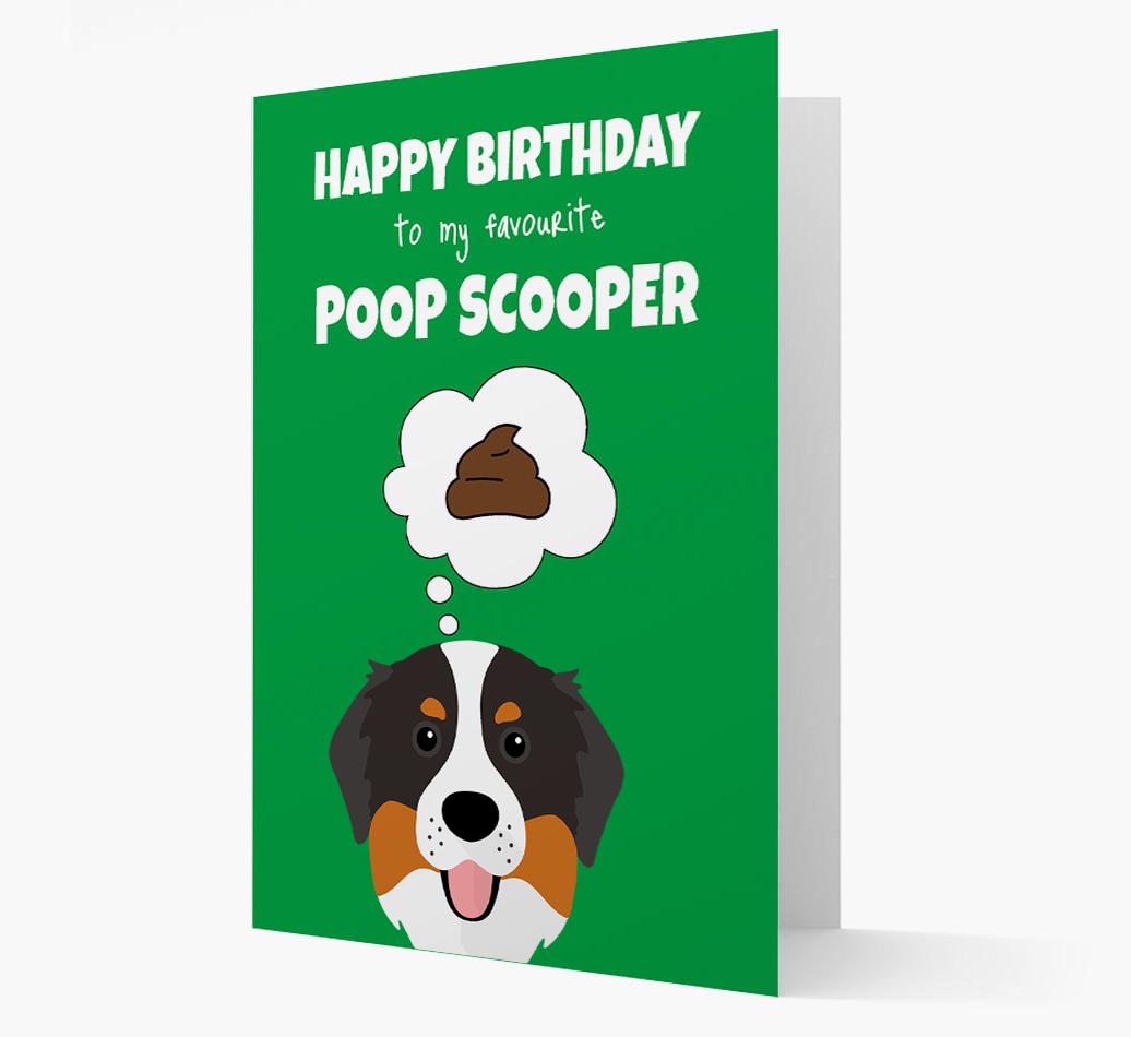 Card 'Poop Scooper' with {breedCommonName} Icon