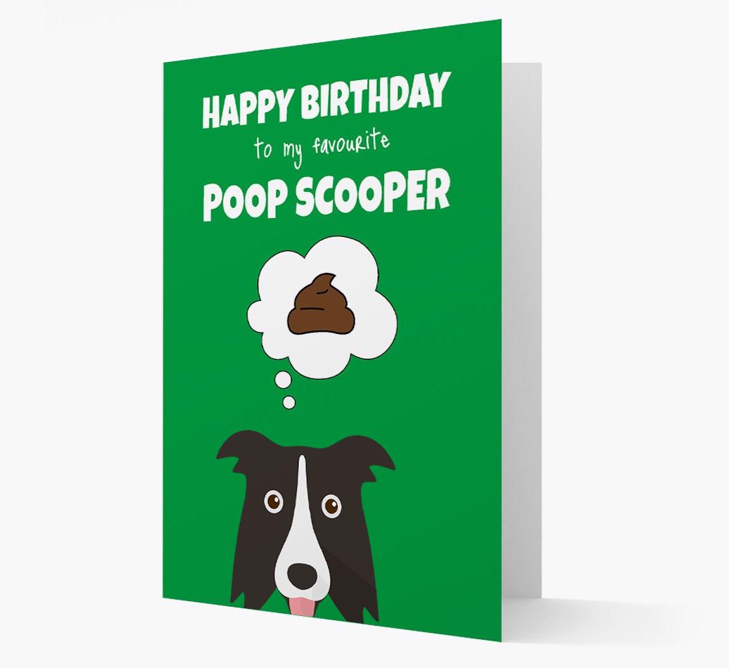 Card 'Poop Scooper' with {breedCommonName} Icon