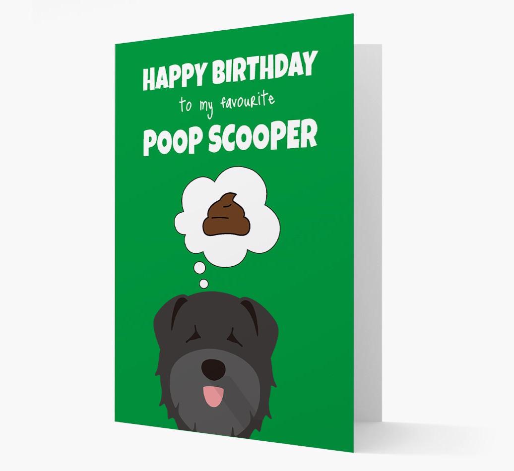 Card 'Poop Scooper' with {breedCommonName} Icon