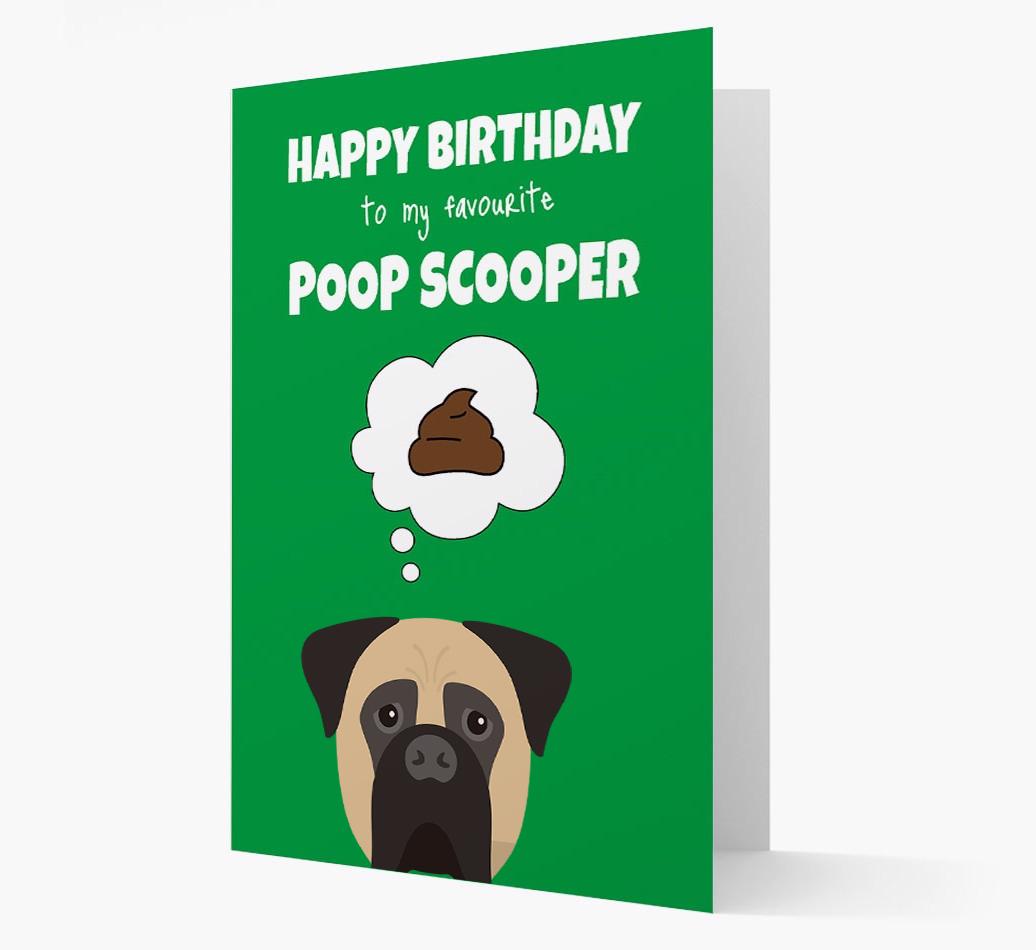Card 'Poop Scooper' with {breedCommonName} Icon