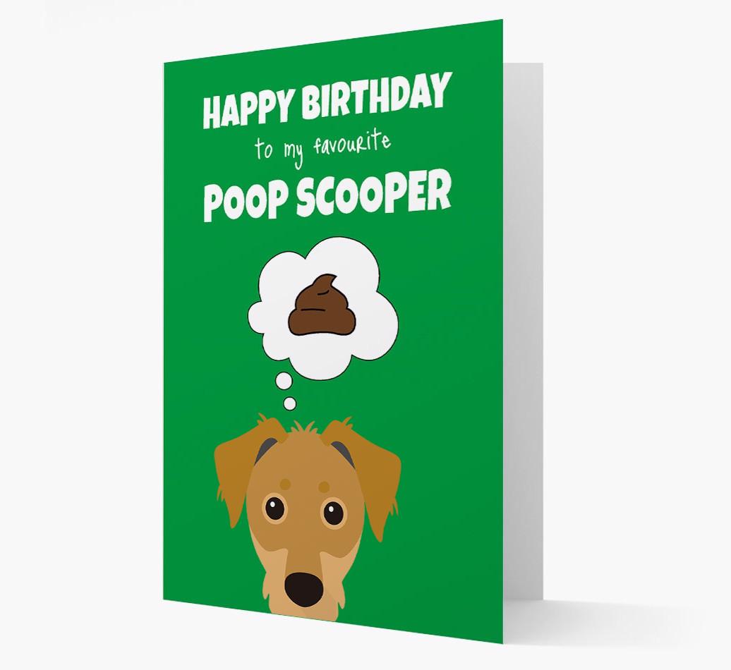 Card 'Poop Scooper' with {breedCommonName} Icon