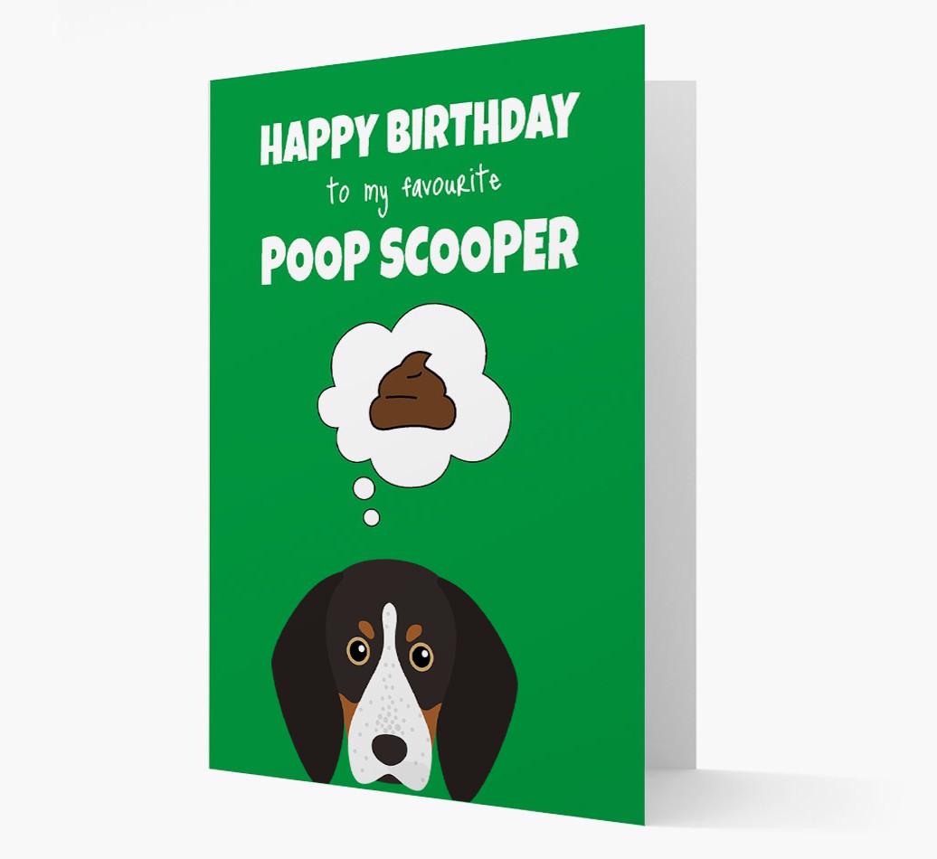 Card 'Poop Scooper' with {breedCommonName} Icon