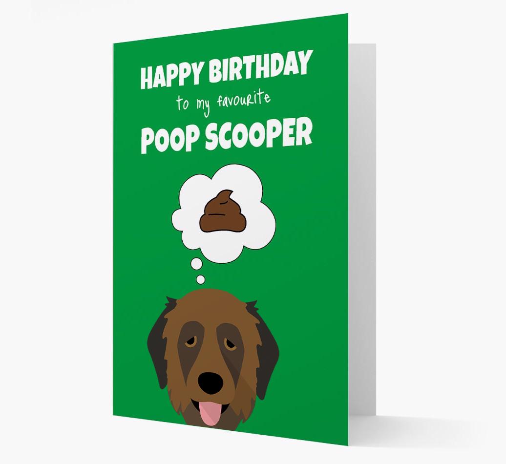 Card 'Poop Scooper' with {breedCommonName} Icon