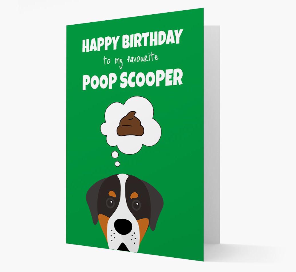 Card 'Poop Scooper' with {breedCommonName} Icon