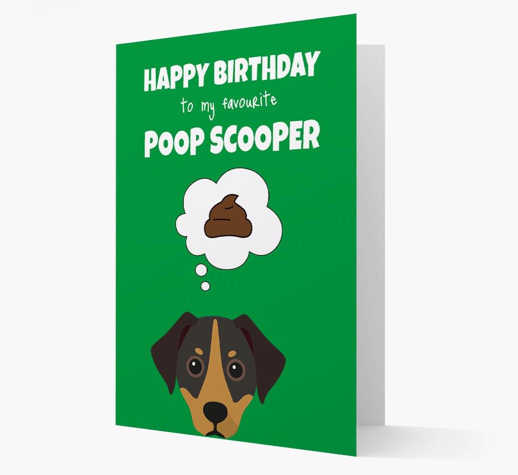 Card 'Poop Scooper' with {breedCommonName} Icon